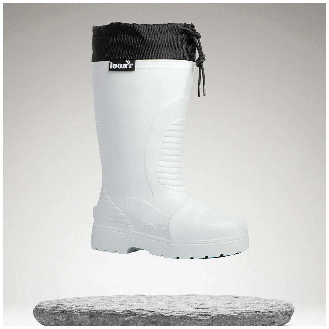 Loon'r Hi-Flyer Series LNR-HF-SL-WHI Boots, L, Frosty's Flake White, EVA - 5