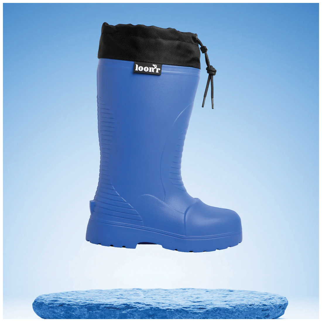 Loon'r Hi-Flyer Series LNR-HF-SL-BLU Boots, L, Glacier's Bummock Blue, EVA - 3