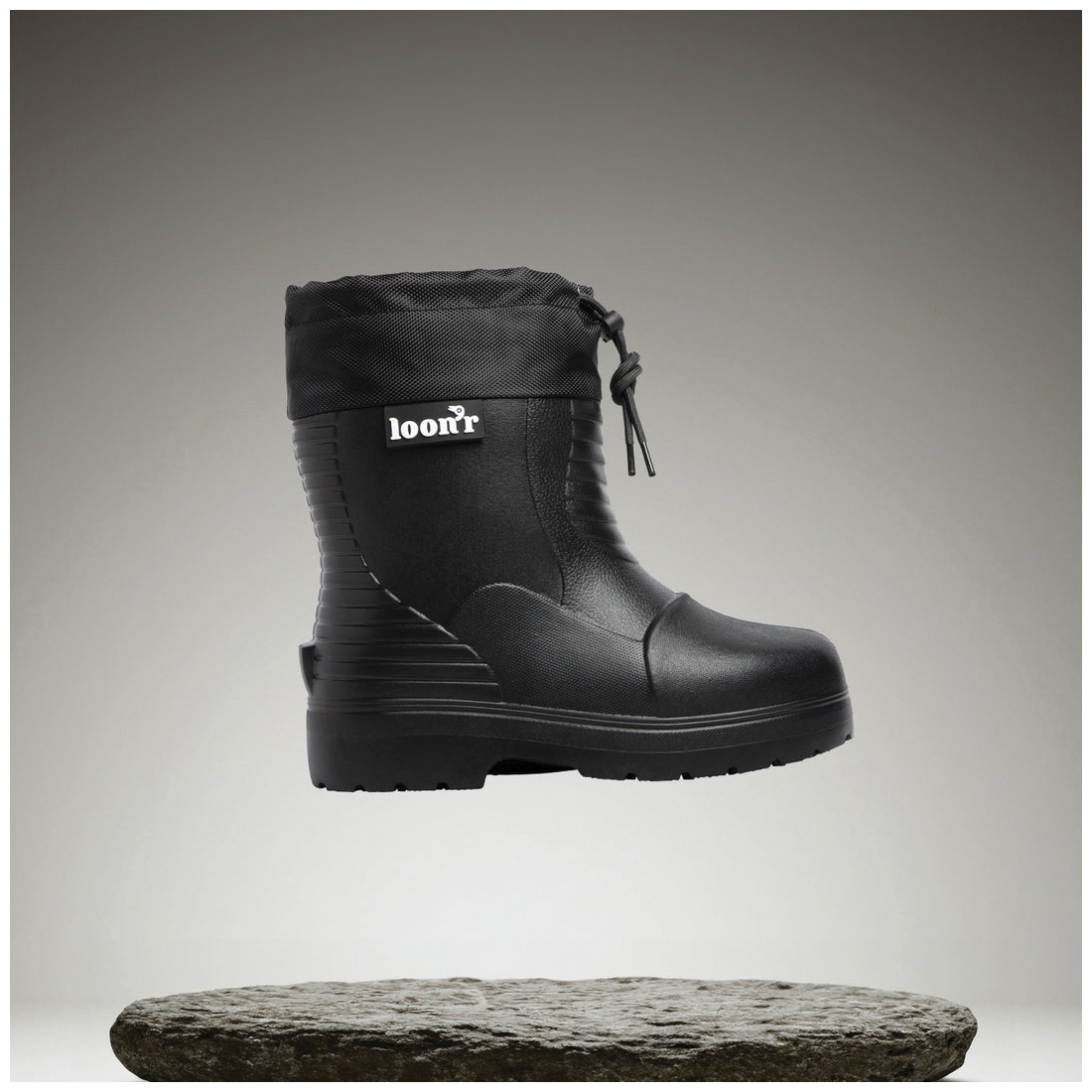 Loon'r Lo Rider Series LNR-LR-S4L-BLK Boots, 4L, Dark Side Of The Loon Black, EVA - 2