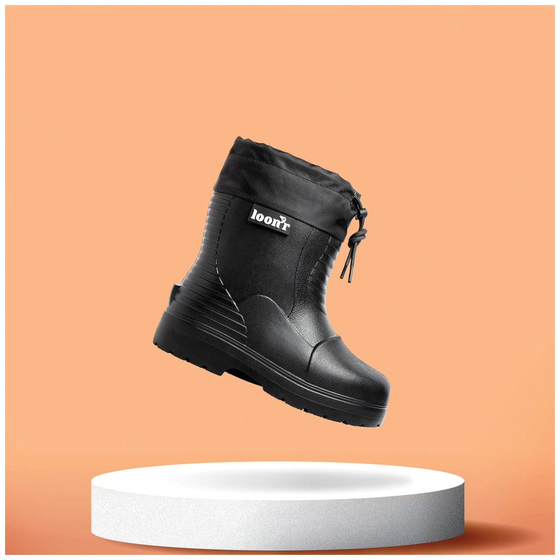 Loon'r Lo Rider Series LNR-LR-S4L-BLK Boots, 4L, Dark Side Of The Loon Black, EVA - 3