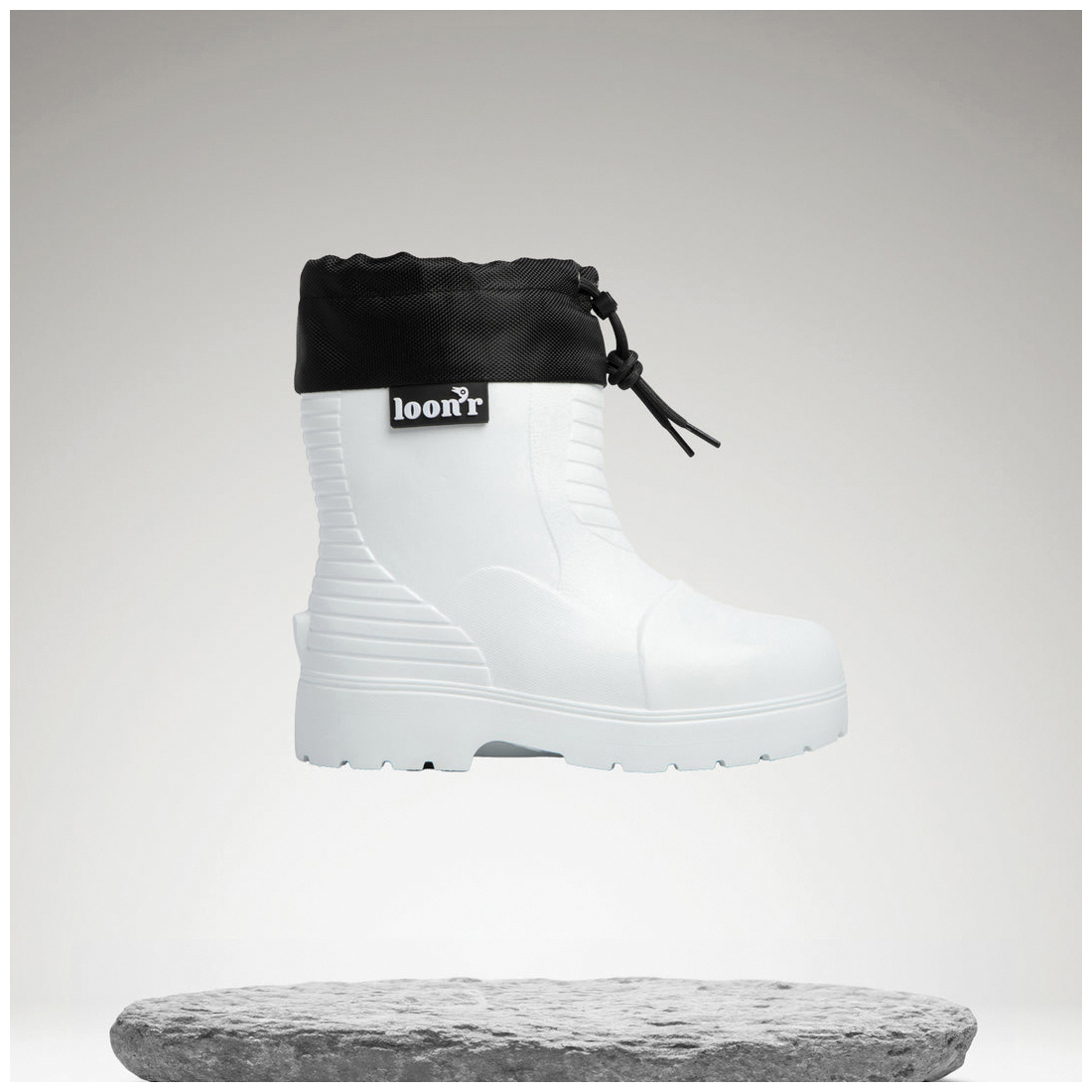 Loon'r Lo Rider Series LNR-LR-S2L-WHI Boots, 2L, Frosty's Flake White, EVA - 5