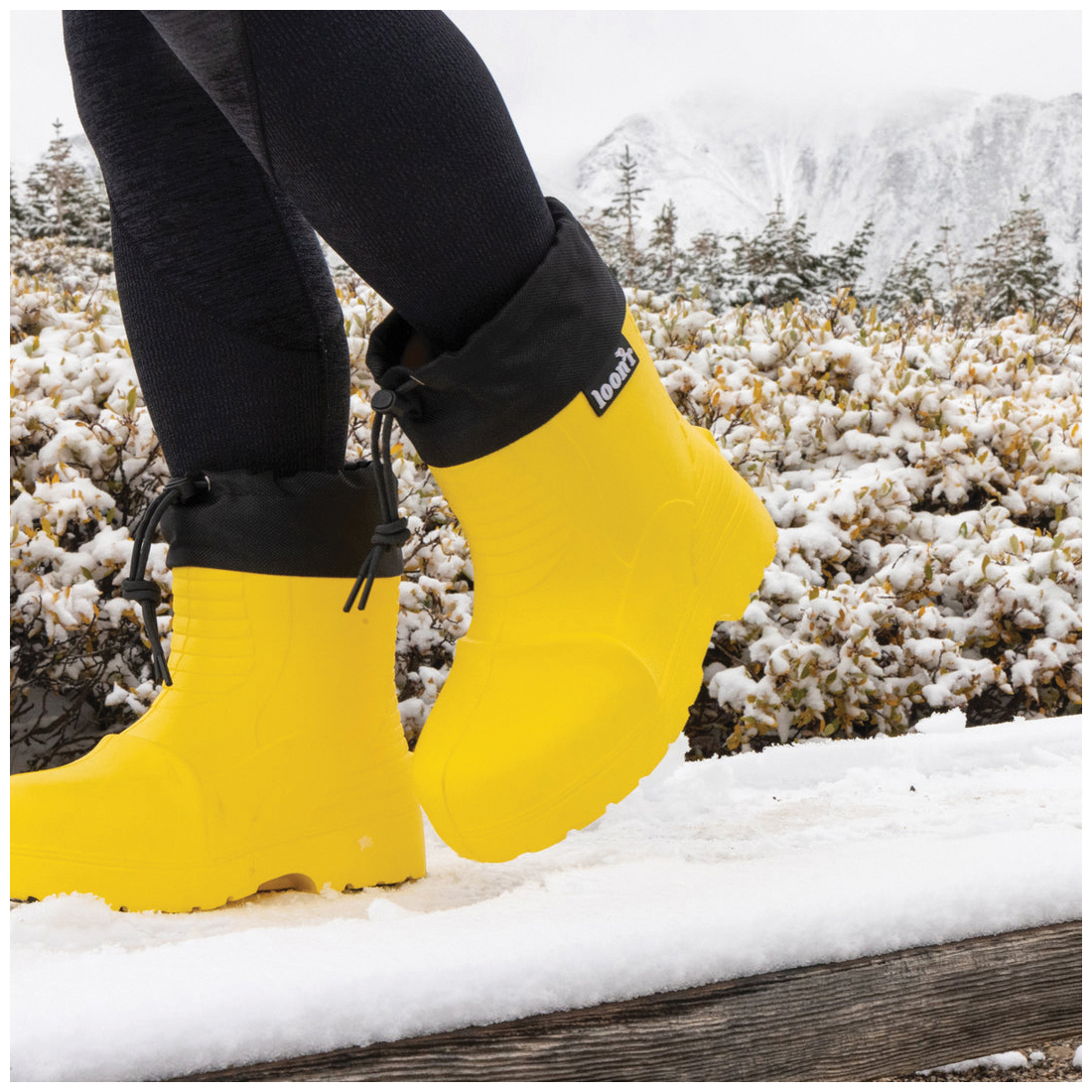 Loon'r Lo Rider Series LNR-LR-S3L-YEL Boots, 3L, Sunshine Daydream Yellow, EVA - 5