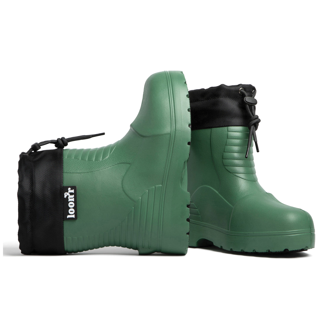 Loon'r Lo Rider Series LNR-LR-SL-DKG Boots, L, Pass The Peas Green, EVA - 3