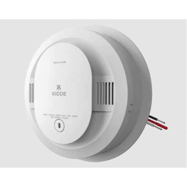 Kidde DETECT Series 20SAR Smoke Alarm, 120 VAC, Photoelectric Sensor, 10 ft Detection, 85 dB, Alarm: Beep, White - 3