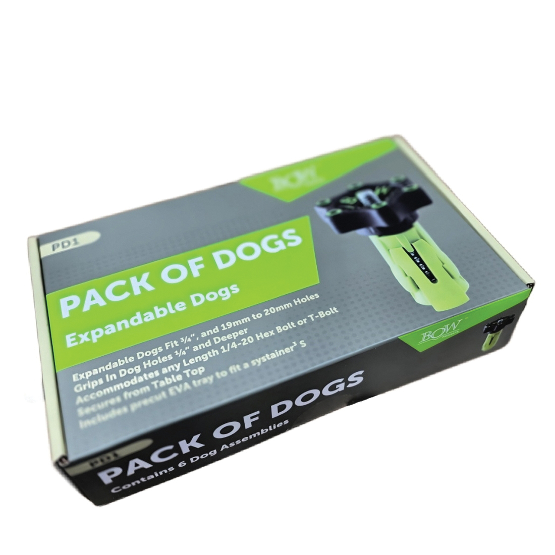 Bow Products PD1 Pack Of Dogs Expandable Clamp, Nylon - 2