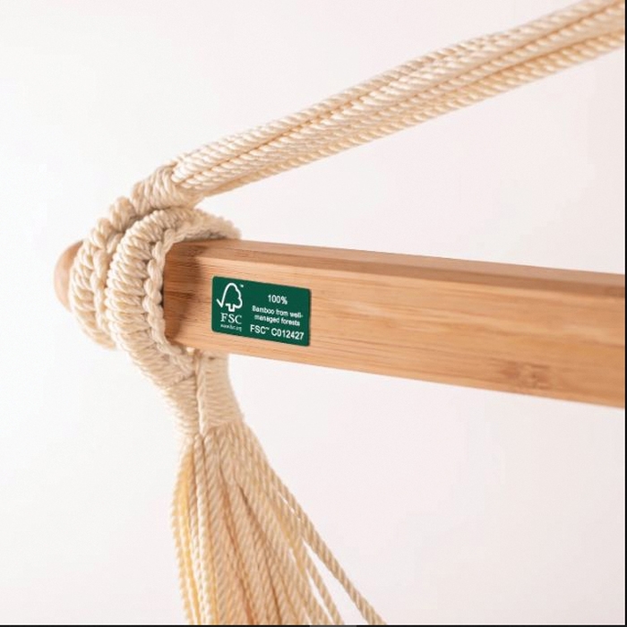 La Siesta DOL18-14 Weather-Resistant Comfort Domingo Hammock Chair, Polypropylene Fabric, Cedar Fabric - 4