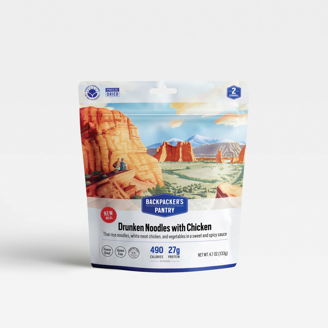 Backpacker's Pantry 102409 Drunken Noodles with Chicken Pouch - 3
