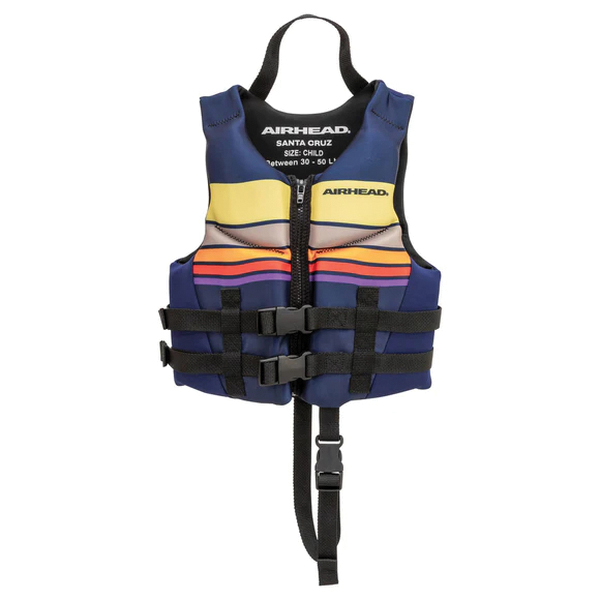 AIRHEAD Santa Cruz Series 30070-11-B-NB Life Vest, Adjustable, XL, Fits Chest Size: 45 to 47-1/2 in, Neoprene Outer - 3