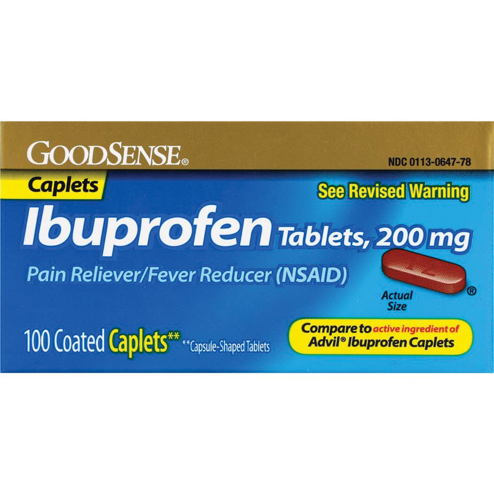 Goodsense LP13135A Pain Reliever and Fever Reducer Caplet, Tablet, 100 Count - 2