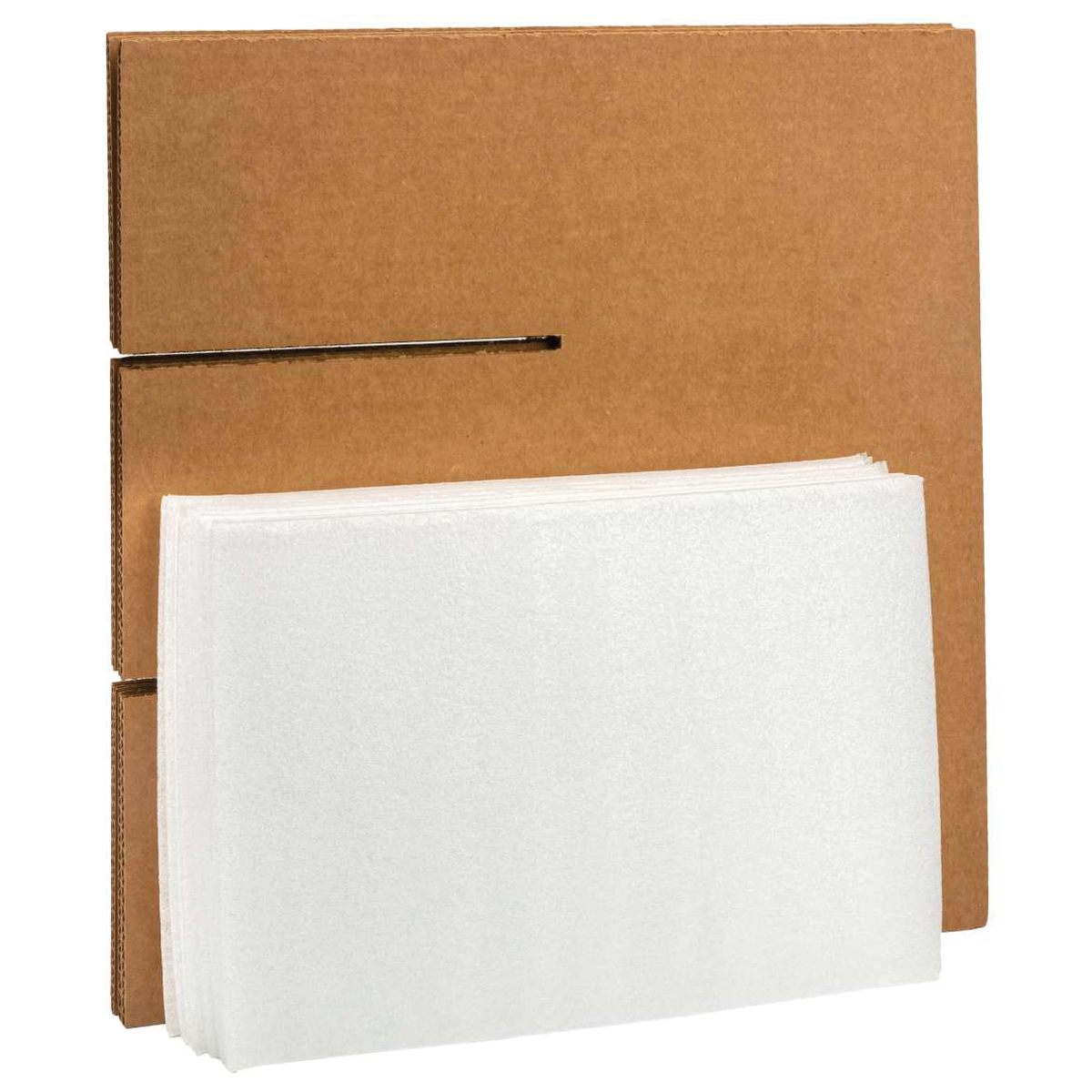 Duck 287792 Glass Kit, Corrugate/Foam, Brown/White - 3