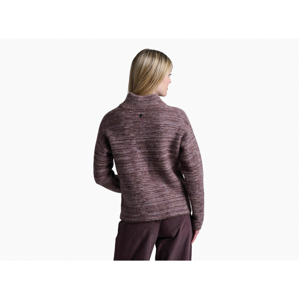 Kuhl Naomi Series 4003FAWN-M Sweater, M, 36 to 37 in Chest, Cowl Neck, Mohair/Nylon/Spandex/Wool, Fawn - 2
