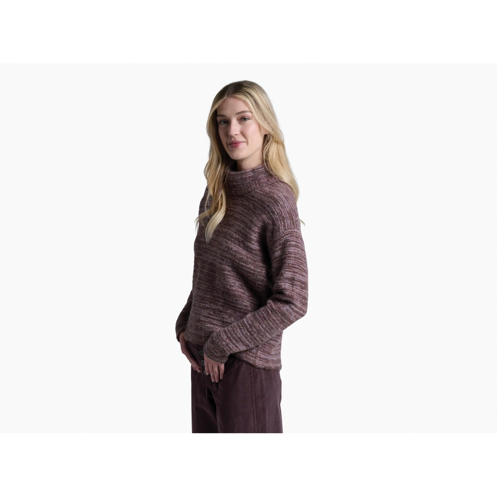 Kuhl Naomi Series 4003FAWN-M Sweater, M, 36 to 37 in Chest, Cowl Neck, Mohair/Nylon/Spandex/Wool, Fawn - 3