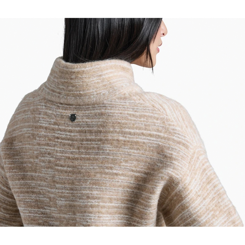 Kuhl Naomi Series 4003FAWN-M Sweater, M, 36 to 37 in Chest, Cowl Neck, Mohair/Nylon/Spandex/Wool, Fawn - 5