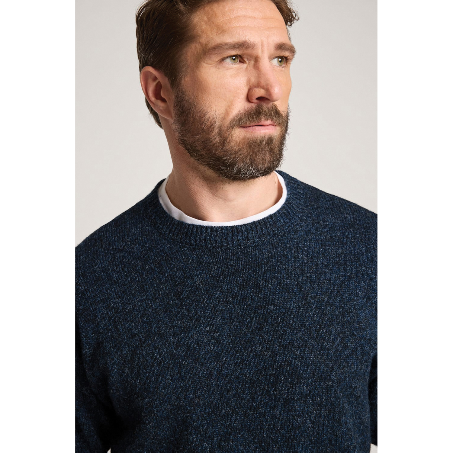 Pendleton Shetland Series RF532-74722-L Sweater, L, 46.5 in Chest, Crew Neck, Wool, Berry Mix - 3
