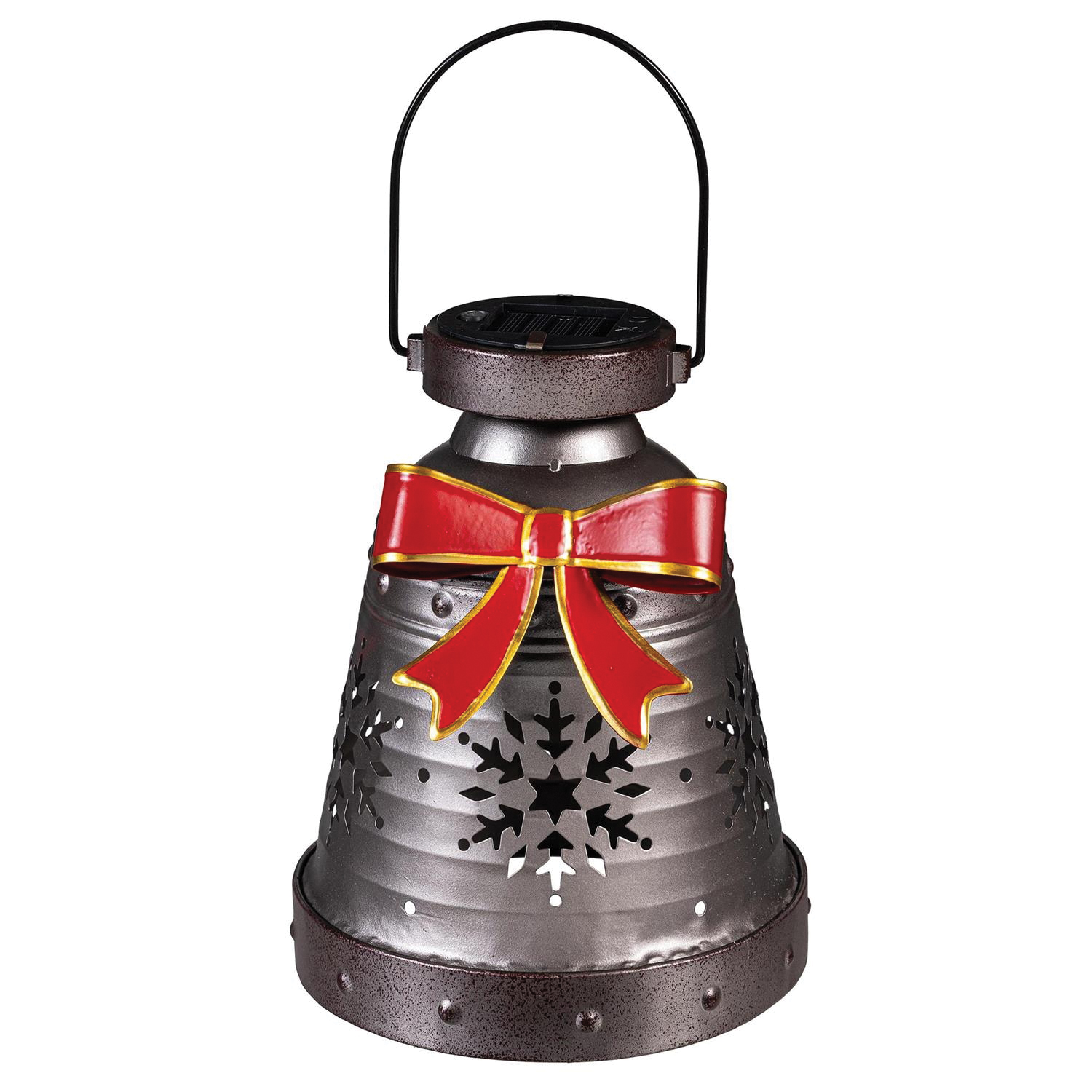 Evergreen Enterprises Joyful Traditions Series 2SP9396 Lantern Bell, Solar, Metal - 4