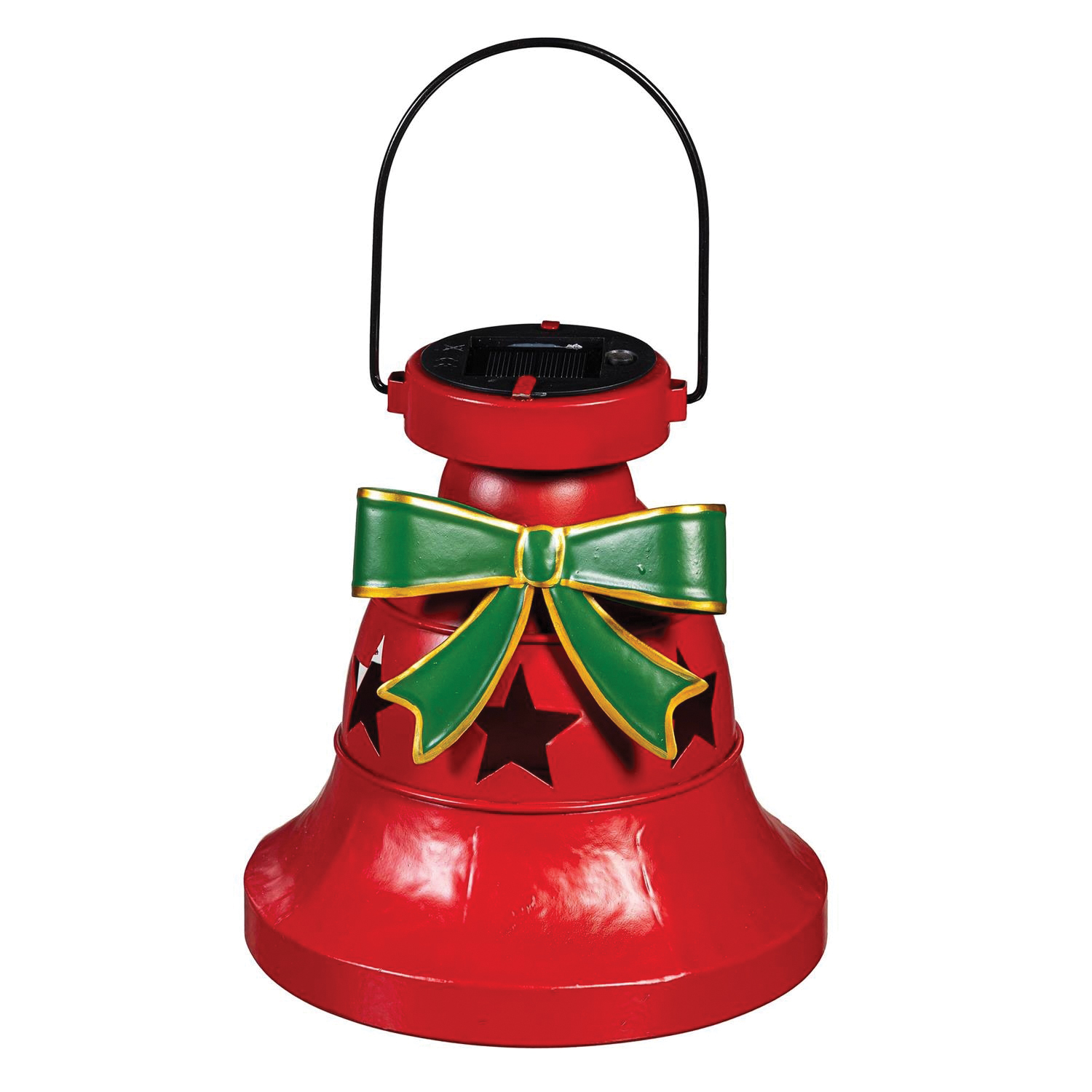 Evergreen Enterprises Joyful Traditions Series 2SP9396 Lantern Bell, Solar, Metal - 5