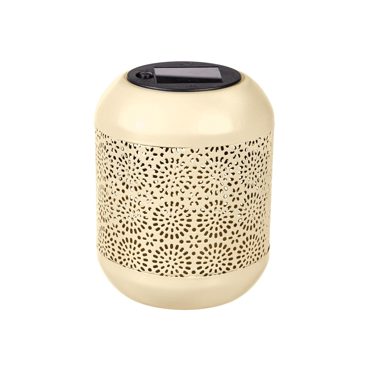 Evergreen Enterprises OL37QZMET326 What She Shed Outdoor Lamp and Lighting Cylinder Shadow Cast Lantern, Solar - 3