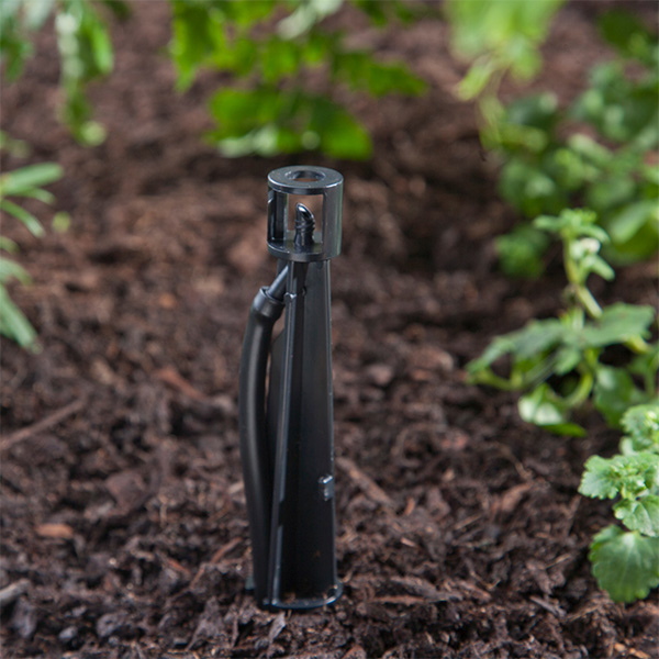 Raindrip R382CT Stake, 8 in L, 1/4 x 1/2 in Connection, Barb, ABS/HDPE - 2