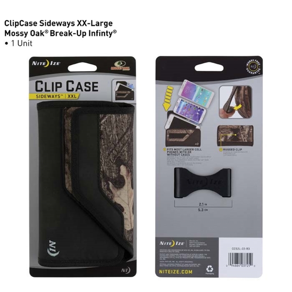 Nite Ize Clip Case Sideways CCS2L-01-R3 Rugged Holster, Nylon, Black - 2