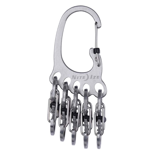 Nite Ize BigFoot Locker KLKBF-11-R6 Key Rack, Stainless Steel Case - 2