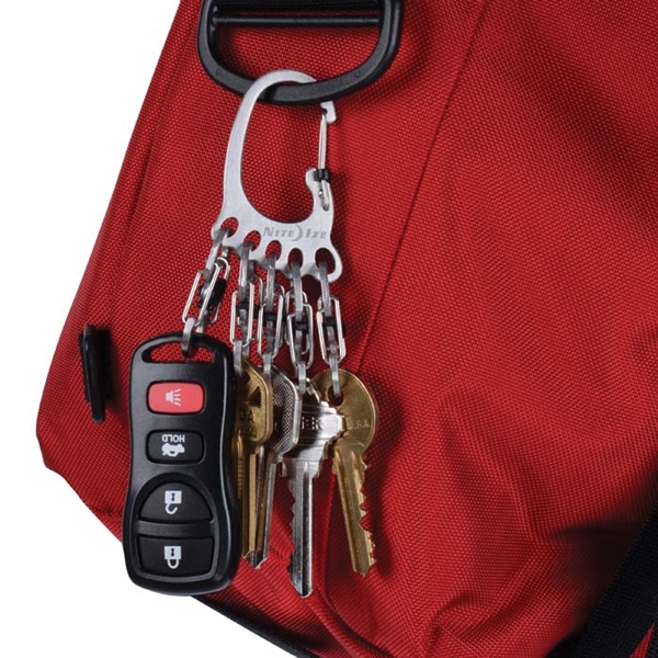 Nite Ize BigFoot Locker KLKBF-11-R6 Key Rack, Stainless Steel Case - 3