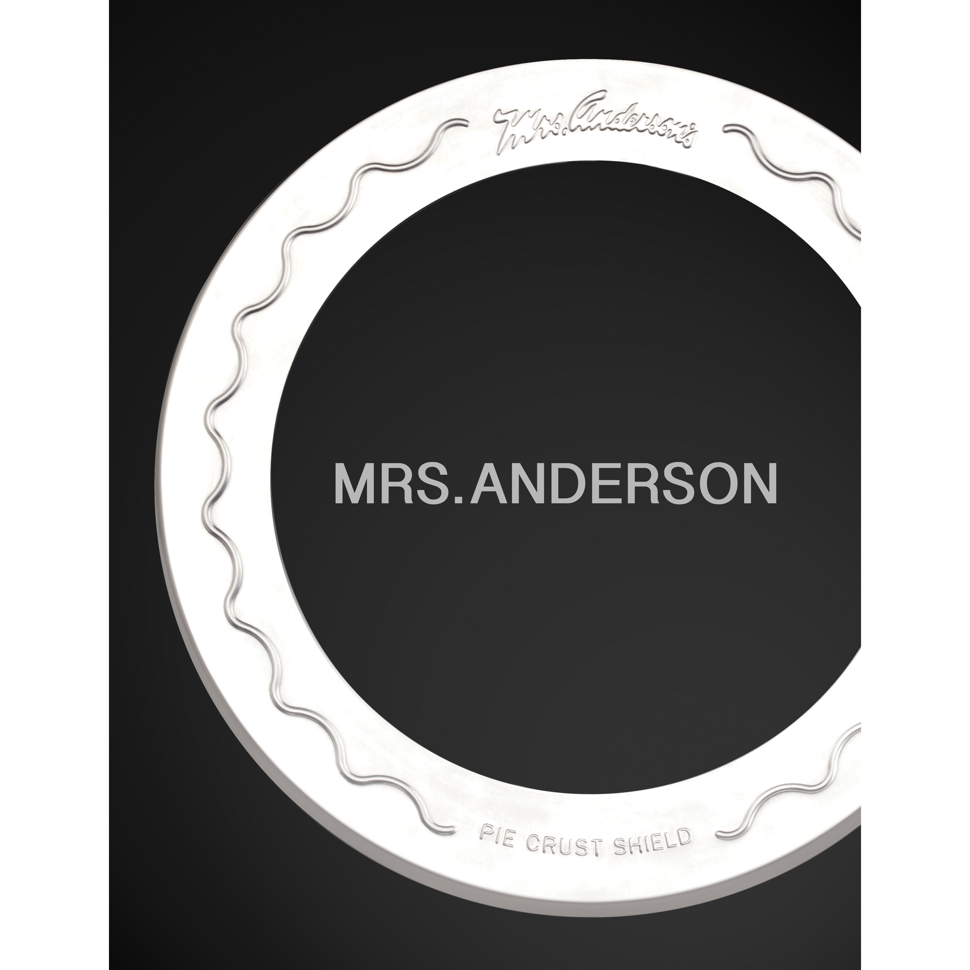 Mrs. Anderson's Baking 109 Pie Crust Shield, Aluminum, 10 in Dia x 1/2 in H Dimensions - 5