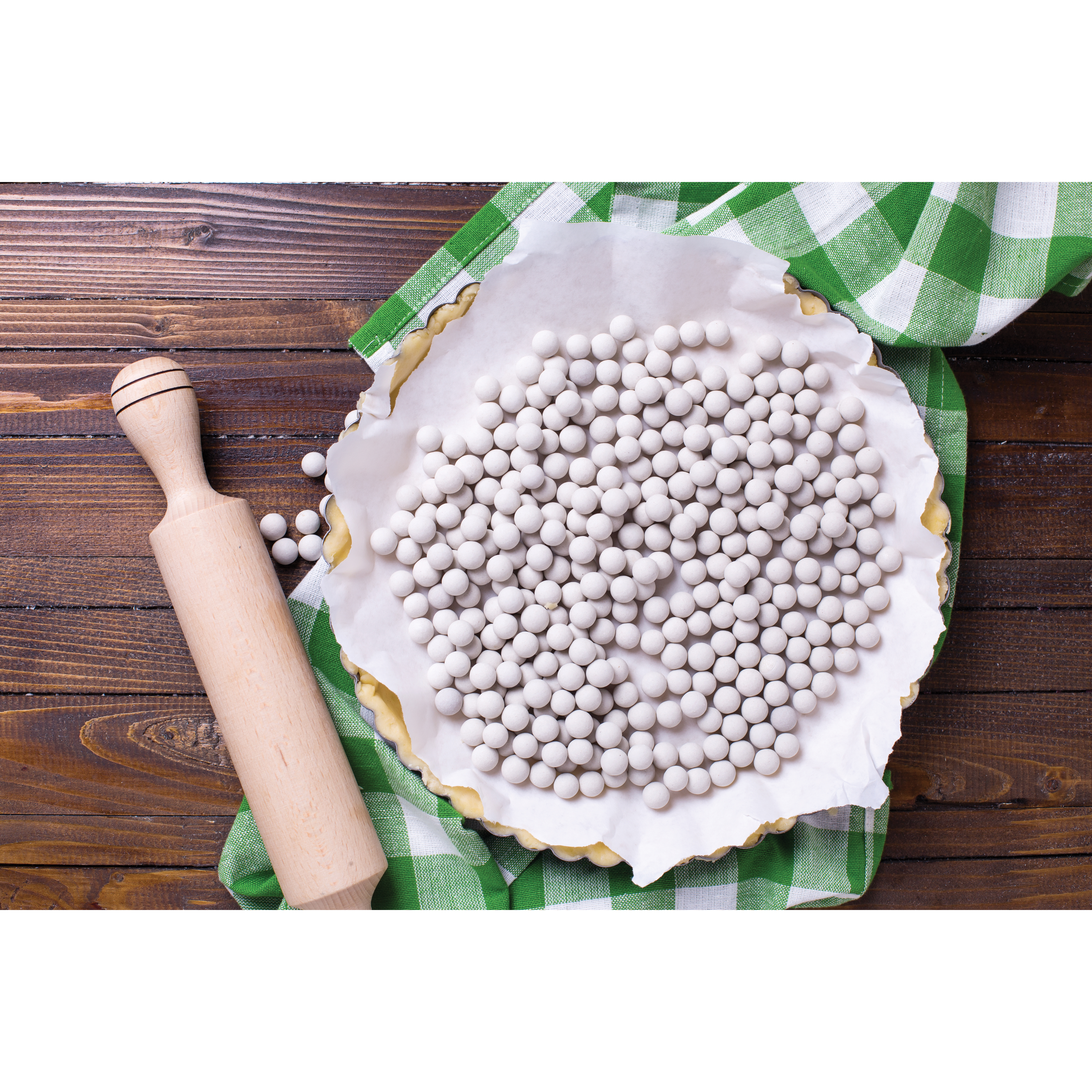Mrs. Anderson's Baking 108 Baking Pie Weight, 12.8 oz, 1/2 in Dia, Ceramic - 4