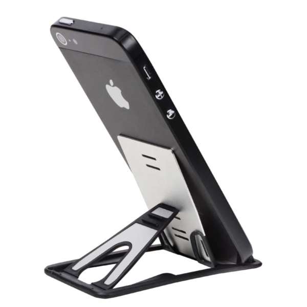 Nite Ize QuikStand QSD-01-R7 Mobile Device Stand, Aluminum/Polypropylene, Black/Silver - 2