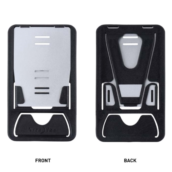 Nite Ize QuikStand QSD-01-R7 Mobile Device Stand, Aluminum/Polypropylene, Black/Silver - 3