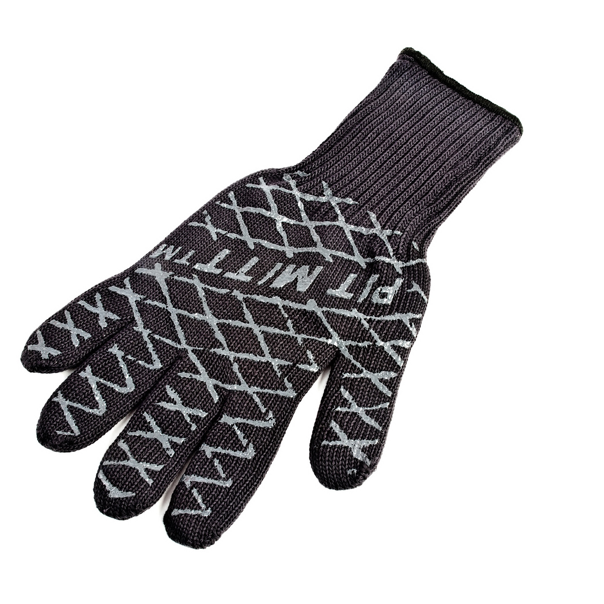 Charcoal Companion CC5102 Pit Mitt, Aramid Fibers/Cotton/Silicone, Black - 2