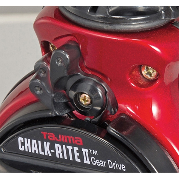 Tajima Chalk-Rite II Series CR201RPR Chalk Snap Line, 100 ft L Line, Red Line, 3:1 Gear Ratio - 2