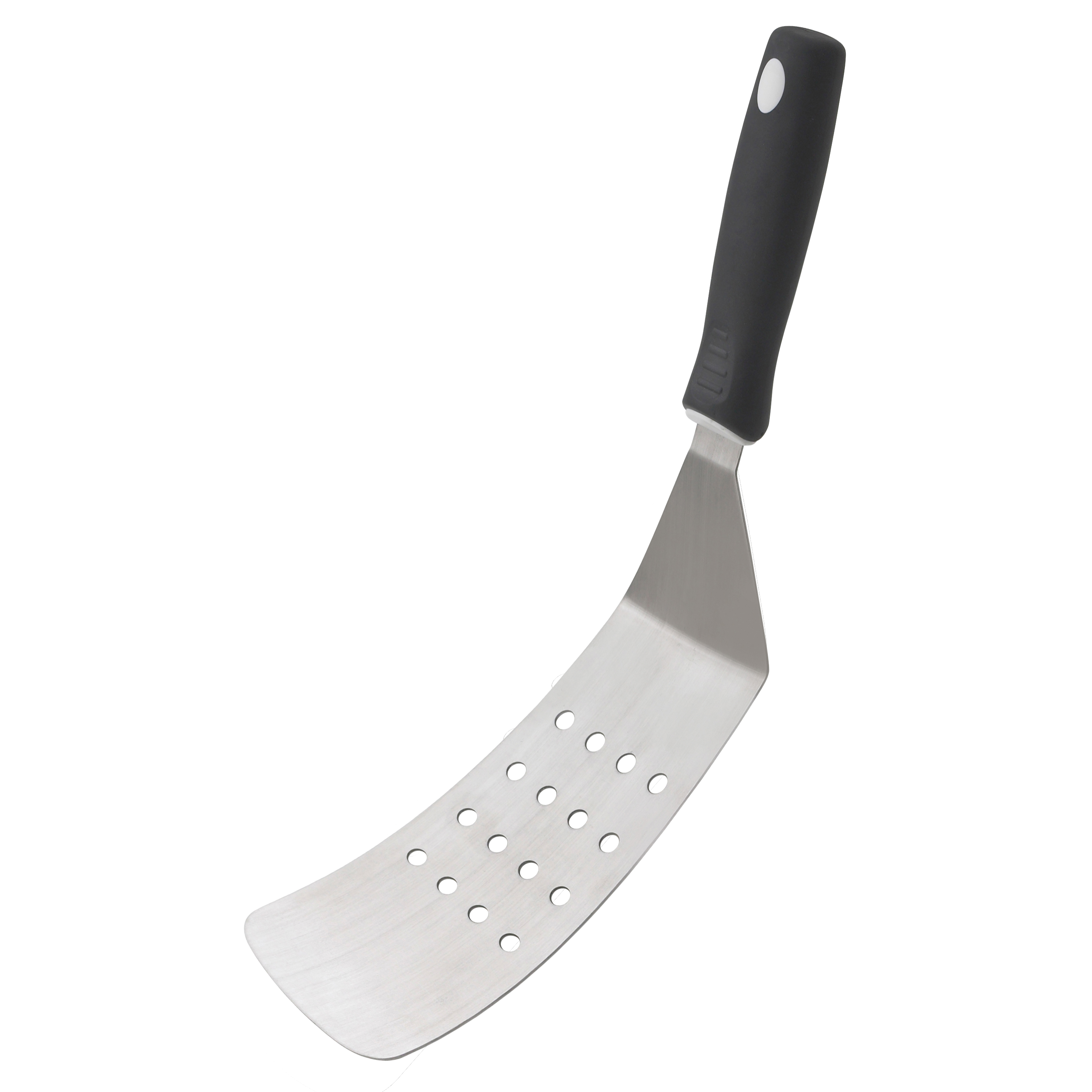 The World's Greatest 0044 Flippin Burger Turner, 3 in W Blade, 16 in OAL, Stainless Steel Blade, Black/Silver - 2