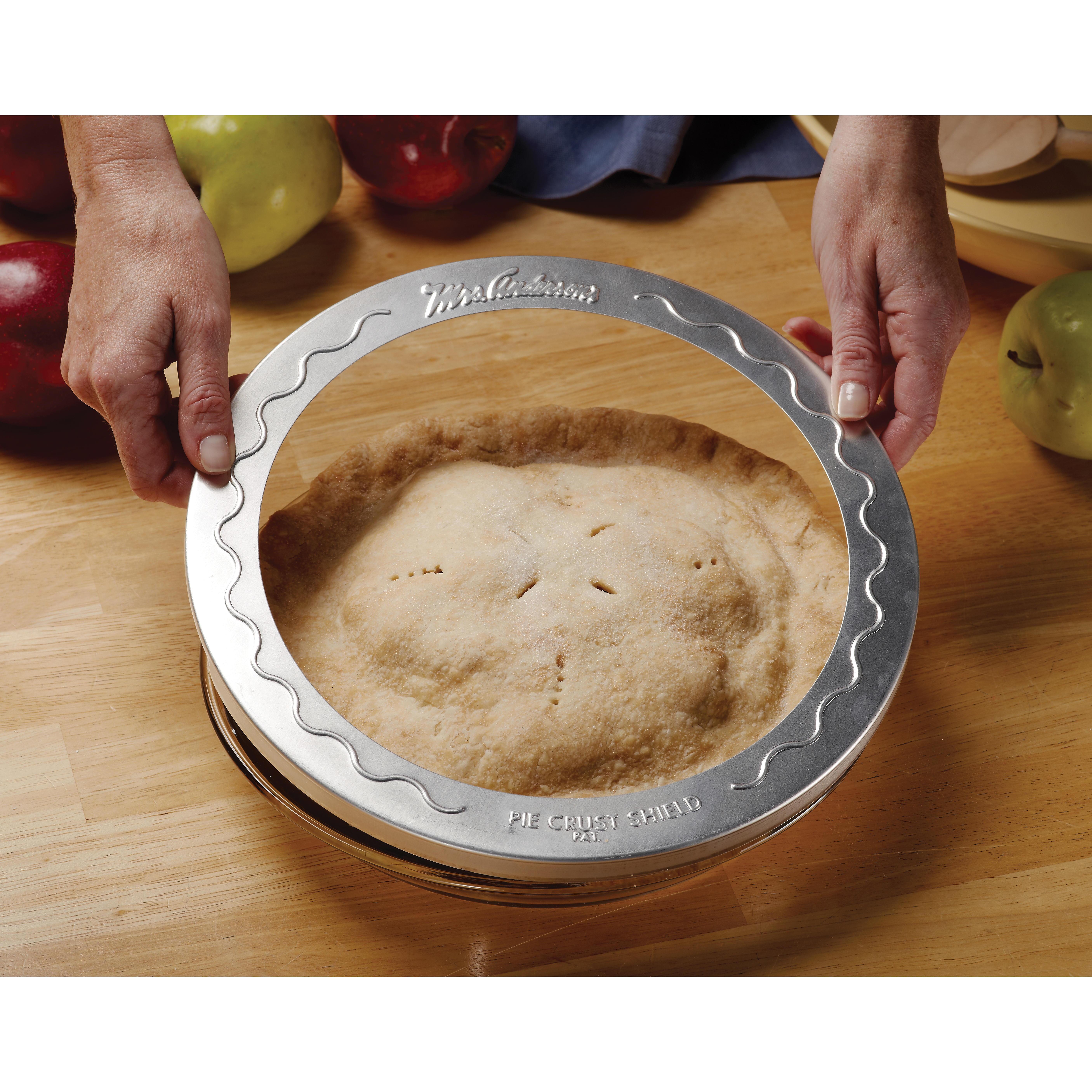 Mrs. Anderson's Baking 104 Pie Crust Shield, Aluminum - 4