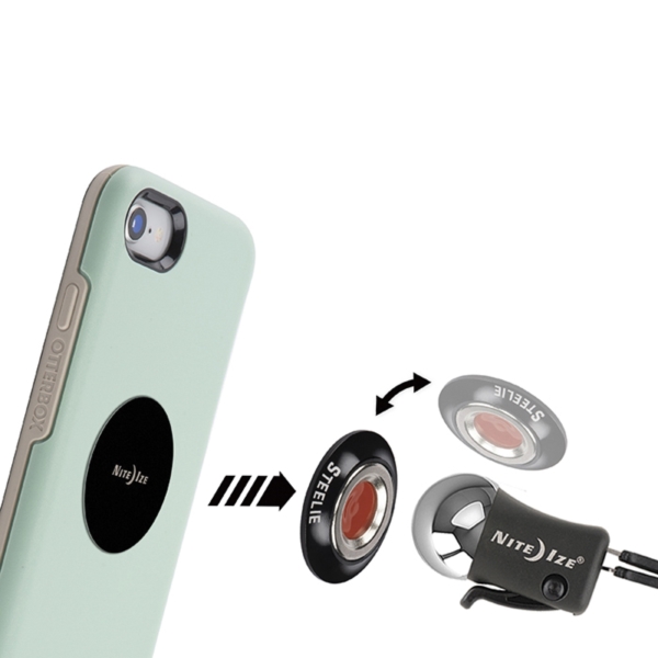 Nite Ize Orbiter STOVK-01-R8 Phone-Mounting Kit, Black/Silver - 4