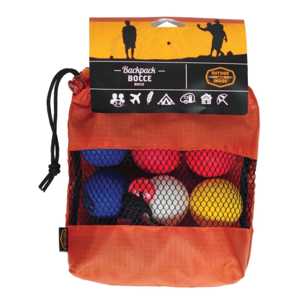 Outside Inside 99954 Backpack Bocce Ball, 1-3/4 in Dia, PVC - 3
