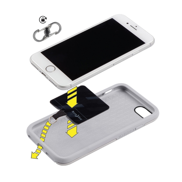 Nite Ize Hitch HPAT-01-R7 Phone Anchor and Tether, Black - 3