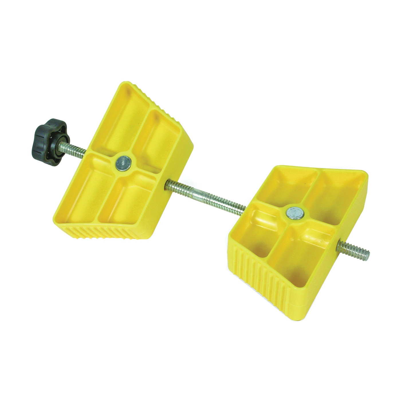 CAMCO 44622 Wheel Stop Chock, Plastic, Yellow, For 26 to 30 in Dia Tires with Spacing of 3-1/2 to 5-1/2 in - 2