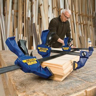 Irwin QUICK-GRIP SL300 Series 512QCN Bar Clamp/Spreader, 300 lb, 12 in Max Opening Size, 3-1/4 in D Throat, Plastic Body - 2