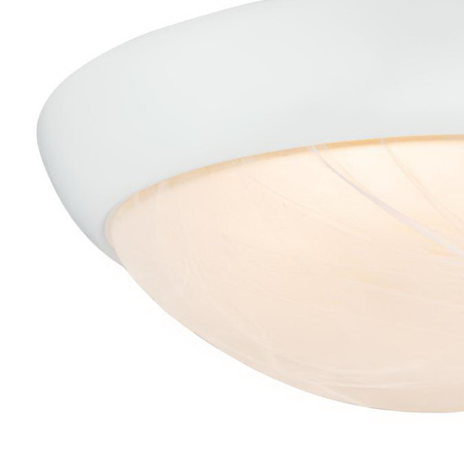 Westinghouse 6106600 Flush-Mount Ceiling Fixture, 14 W, LED Lamp, 1350 Lumens, 3000 K Color Temp, White Fixture - 2