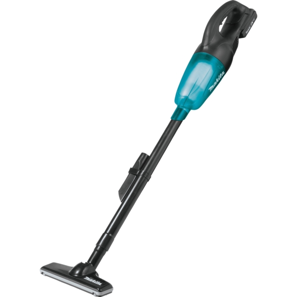 Makita XLC02R1B Cordless Vacuum Kit, 1.3 pt Vacuum, 18 V Battery, Lithium-Ion Battery, 2 Ah - 2