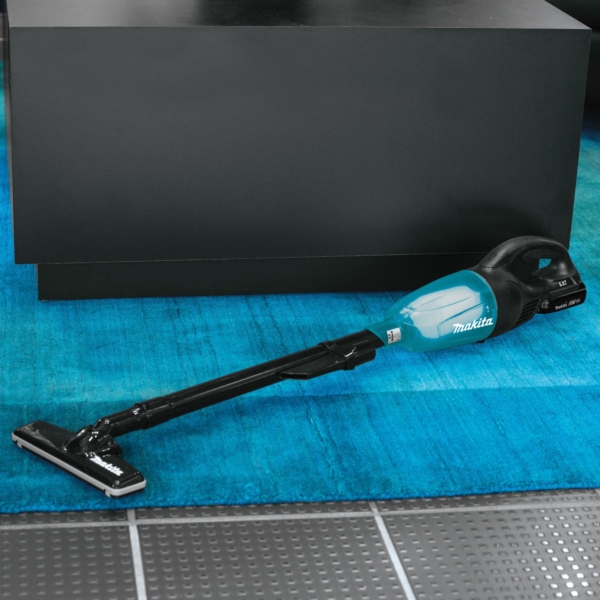 Makita XLC02R1B Cordless Vacuum Kit, 1.3 pt Vacuum, 18 V Battery, Lithium-Ion Battery, 2 Ah - 3