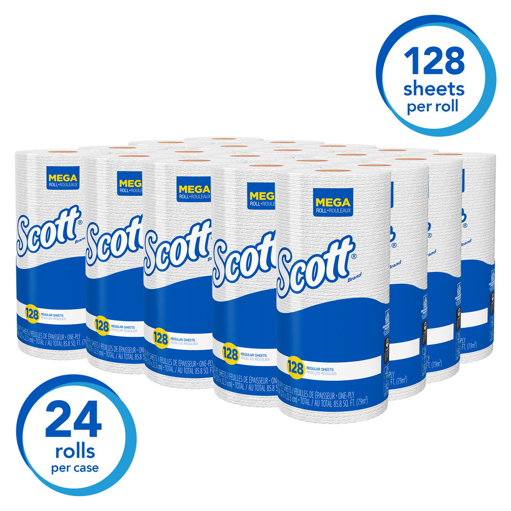 Scotts 41482 Paper Towel, 11 in L, 8.78 in W, 1-Ply - 2