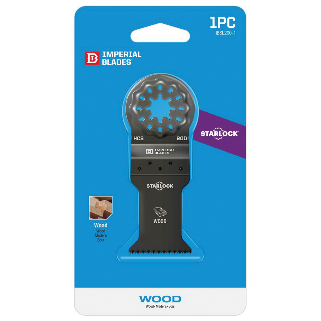 Imperial Blades Starlock IBSL200-3 Standard Blade, 18 TPI, HCS, 3/PK - 2
