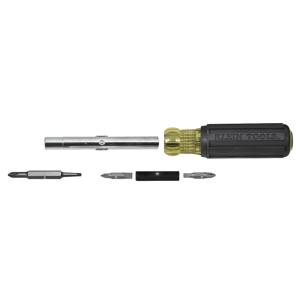 Klein Tools 32557 6-in-1 Multi-Bit Screwdriver/Nut Driver, 7.891 in OAL - 3