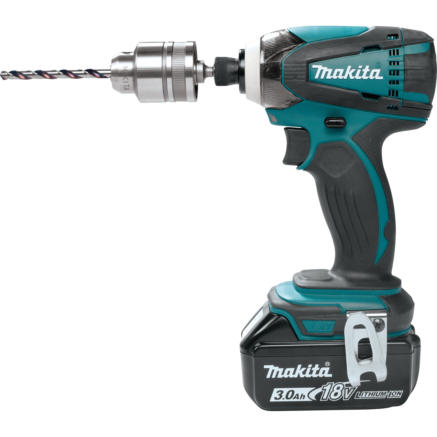 Makita 763198-1 Chuck Adapter, 3/8 in Chuck, Steel, Keyless - 4