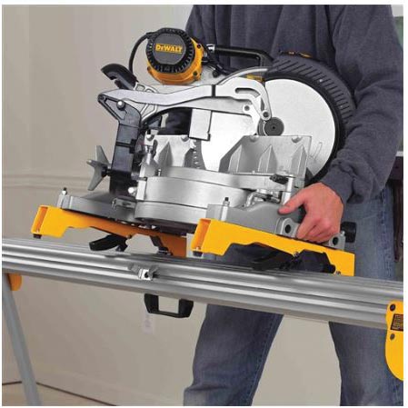 DEWALT DW7231 Mounting Bracket, Steel, Yellow, For: DW723, DWX723, DWX724 and DWX725 Stands - 2