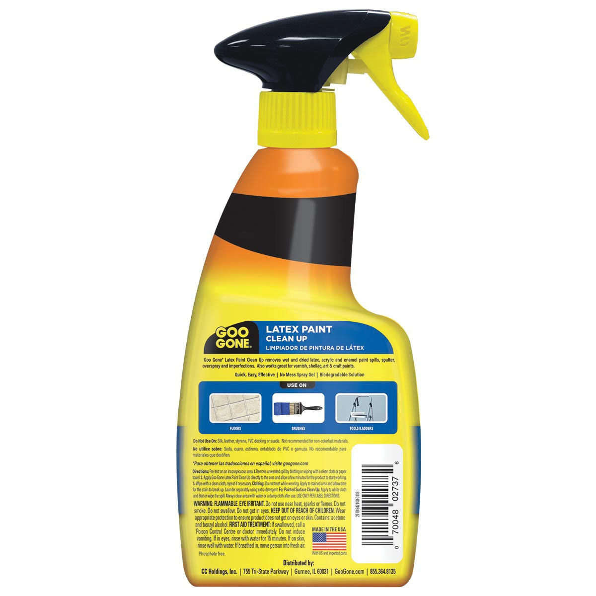 Goo Gone 2179 Latex Paint Clean Up, Gel, Citrus, Clear, 14 oz - 2