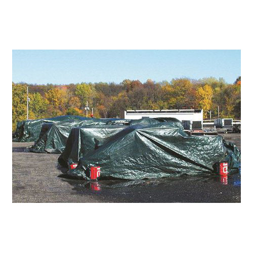 Polytuf Forest Shade A18X24-P Tarp, 24 ft L, 18 ft W, 9 to 10 mil Thick, HDPE, Green - 2