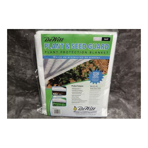 DeWitt PG12 Plant and Seed Guard, 12 ft L, 10 ft W, Polypropylene, White - 3