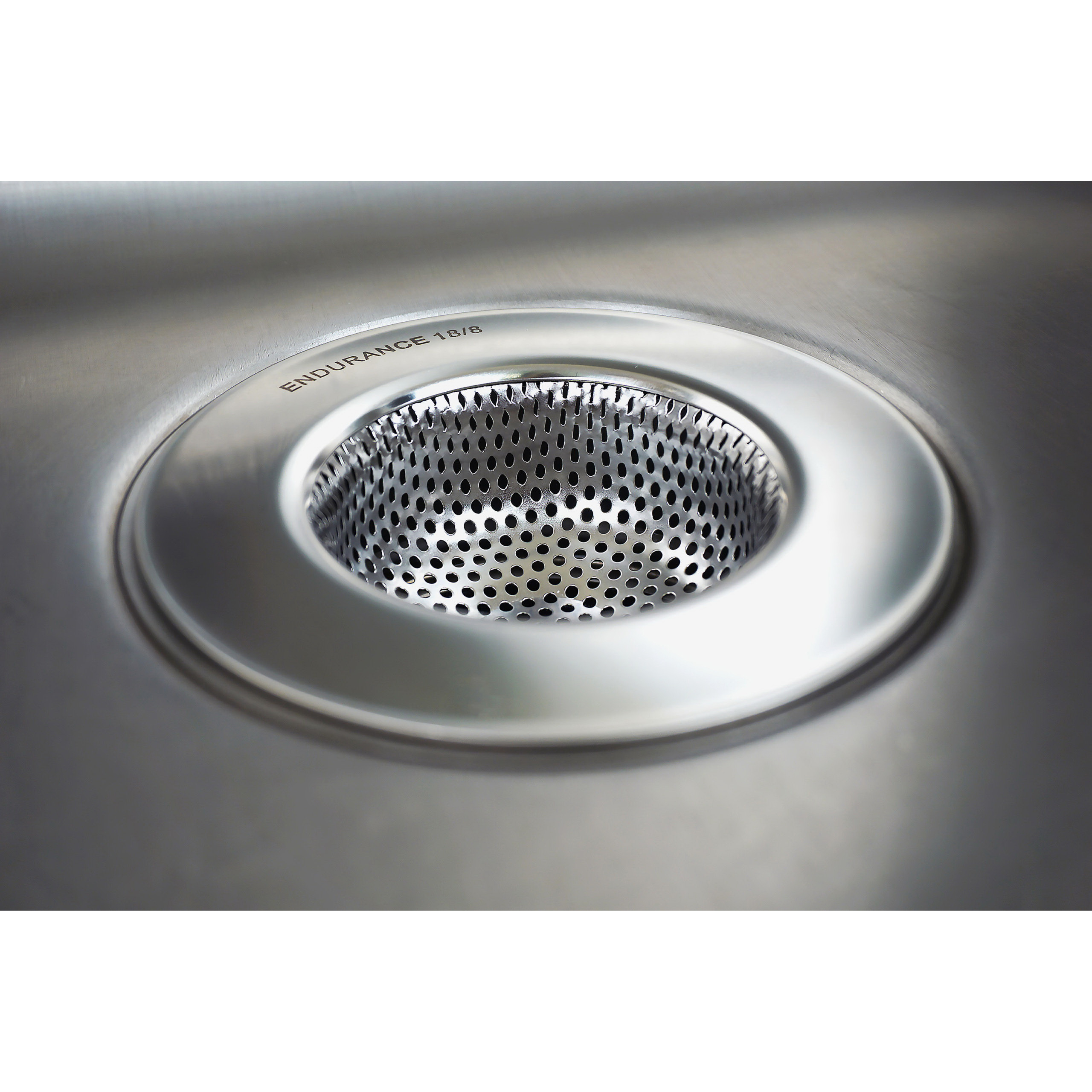 Endurance SINK-4 Sink Strainer, 4-1/2 in Dia, Stainless Steel, For: 2-1/2 to 3-1/4 in Drains - 2